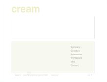 Tablet Screenshot of creamfilm.com